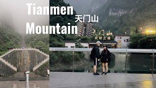 tianmen mountain vlog  walking above cloud & taking world longest cable car ride  China Hunan Vlog