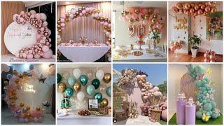 Balloon decoration ideas ay home  Balloon decoration