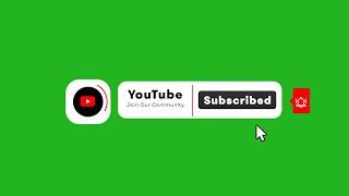 Top 10  Green Screen YouTube Subscribe Button  Free Download  No Copyright