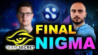 NIGMA vs SECRET - GRAND FINAL - WEPLAY MAD MOON DOTA 2