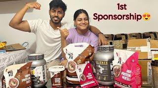 MuscleBlaze Sponsorship Milgayi  itna saara samman aagaya 