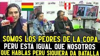 PRENSA BOLIVIANA DECEPCIONADA COMPARA BOLIVIA CON PERU EN LO PODRIAN HACER EN COPA AMERICA 2024