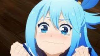 Aqua Crying Konosuba Funny Moments