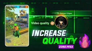 How to edit like Zoro ffx in capcut   how to increase quality like Zoro ffx  @zoroffxx