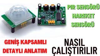 PIR SENSÖRÜ  HAREKET ALGILAYICI  NASIL ÇALIŞTIRILIR  KENDİN YAP  DİY #pirsensor