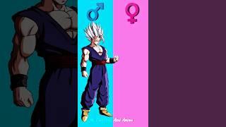 Dragonball Gender Swap  Dragonball Gender Blend  #shorts #viral 