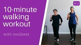 10-minute Indoor Walking Workout for Seniors Beginner Exercisers