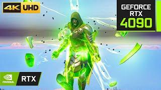 Fortnite VICTORY VON DOOM BOSS GAMEPLAY on RTX 4090...   4K Ultra Graphics RTX ON 