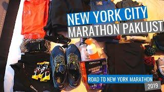 New York City Marathon paklijst