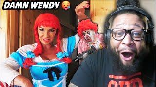 Ronald McDonald VS  Wendy  Reaction