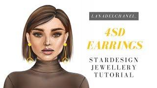 4 STARDOLLAR EARRINGS  Stardoll Jewellery Design  LanaDelChanel.