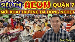 SIÊU THỊ AEON CRESCENT MALL QUẬN 7 MỚI KHAI TRƯƠNG ĐÃ QUÁ TẢI  Cuộc sống Sài Gòn  Nick Nguyen