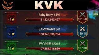 Clash Of Kings  KVK K1541 vs K491 & K2015