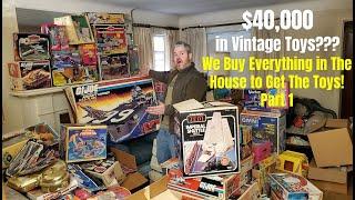 80s Toy Hoard We Buy the Contents of a House & Find $40K In Vintage GI Joe Star War & More Part 1