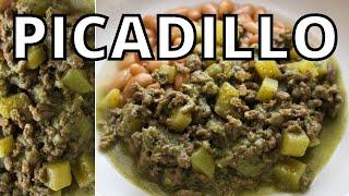 QUICK and EASY Picadillo Verde Recipe Ground Beef and Potatoes in Spicy Green Sauce