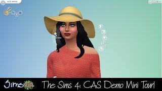 The Sims 4 CAS Demo Mini Tour