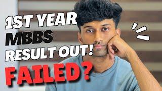 Whats My First Year MBBS Result🩺Passed or Failed️1st Book Revealing Video For Juniors