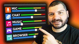 OBSde  Oyun Discord Müzik Seslerini Ayrı Ayrı Yönetmek