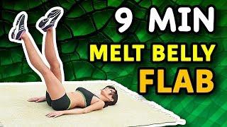 9 Minute Workout Melts Belly Flab and Builds Ab Muscles