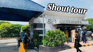 Gift university in gujranwala short tour  My second vlog ️