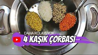  En Kolay Çorba Tarifi Bulundu - 4 Kaşık Çorbası Tarifi - Dört Kaşık Çorbası Pratik Çorba