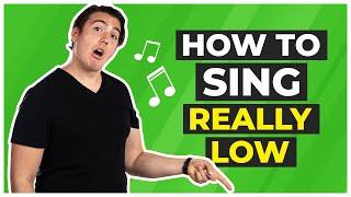 How to Sing Really Low 5 Exercises to Get You There Fast