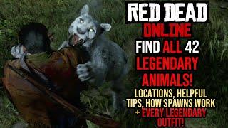 Red Dead Redemption 2 Online LEGENDARY ANIMALS Location Guide Find all 42 + EVERY LEGENDARY OUTFIT