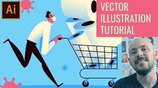 Vector Character Illustration  Adobe Illustrator