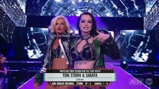 Toni Storm & Saraya Entrance AEW Rampage Feb. 3 2023