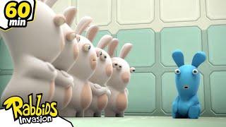 Rabbids experiments  RABBIDS INVASION  1H New compilation  Cartoon for Kids