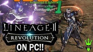 PLAYING LINEAGE 2 REVOLUTION ON PC - Amazing Graphics and Gameplay