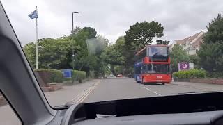 Driving in Bournemouth  Durley Road to Wallisdown Bournemouth UK