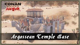 HOW TO BUILD A ARGOSSEAN TEMPLE BASE SPEED BUILD - CONAN EXILES