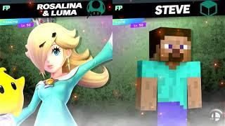 Super Smash Bros Ultimate Amiibo Fights 3pm Poll Rosalina vs Steve