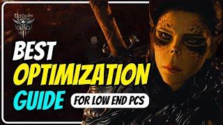 Baldurs Gate 3 Best OPTIMIZATION GUIDE for Low-End PC  BEST PC Settings  BOOST FPS