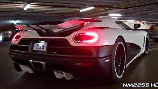 Koenigsegg Agera R INSANE SOUND in Close Parking Garage