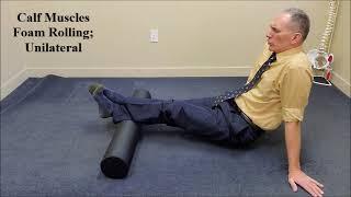 Calf Muscle Foam Rolling Unilateral