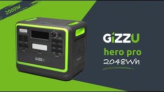 Gizzu Hero Pro 2048Wh UPS Power Station