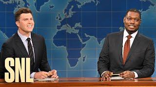 Weekend Update Colin Jost and Michael Che Swap Jokes for Season 46 Finale - SNL