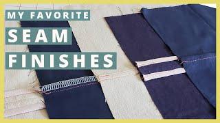 7 Seam Finishes 5 are WITHOUT a SERGER  Sewing Basics for Beginners