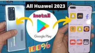 Huawei P40 ProP50 Pro Google Play Service Install On All Huawei 2023 Easy Method