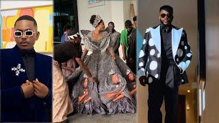 AMVCA WAHALA MOMENT ACTRESS ENIOLA AJAO SCATTER AMVCA ENTRANCE WITH HER GORGEUOS DRESS THAT .....