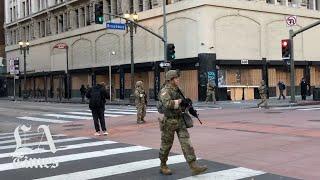 L.A. turns to National Guard curfew as violence looting escalate