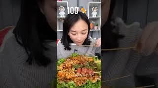 100 kebabs eating challenge  #asmr #food #funny #fasteating #shorts