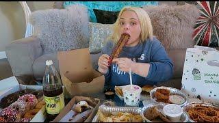 10K Calorie Challenge  Girl VS Food  Epic Cheat Day  Trisha Paytas