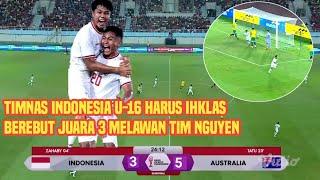 Kami tetap banggaHasil Pertandingan Timnas Indonesia U-16 vs Australia -Semifinal Piala AFF U-16