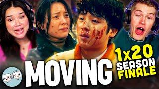 MOVING 무빙 1x20 SEASON FINALE Graduation Day Reaction  K-Drama Reaction