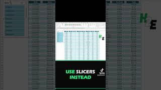 Dont filter your excel table like this.... #shorts