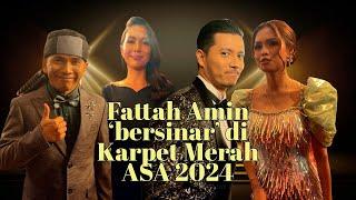 Hitam bergemerlapan pilihan fesyen artis di ASA2024 Fattah Amin curi perhatian di karpet merah