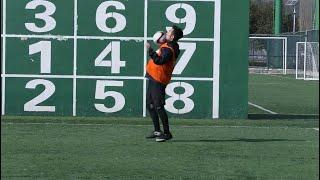 중국 우한체육학원 축구 강의 및 훈련 09 가슴 트래핑